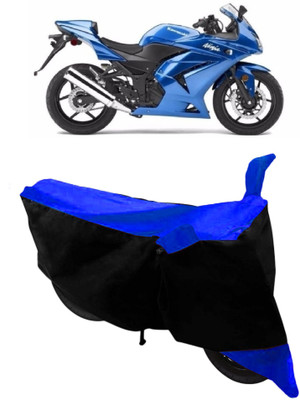 THE REAL ARV Two Wheeler Cover for Kawasaki(Ninja 250, Blue, Black)