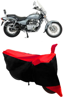 THE REAL ARV Two Wheeler Cover for Bajaj(Avenger 220 DTS-i, Red, Black)