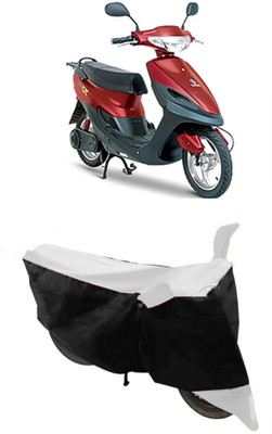 THE REAL ARV Waterproof Two Wheeler Cover for Avon(E Scoot, White, Black)