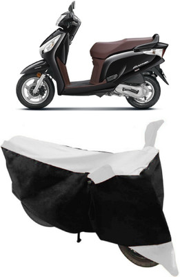 ABORDABLE Waterproof Two Wheeler Cover for Honda(Aviator, White, Black)