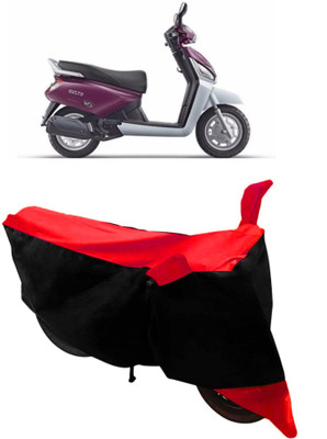 HEMSKAR Waterproof Two Wheeler Cover for Mahindra(Gusto, Red, Black)