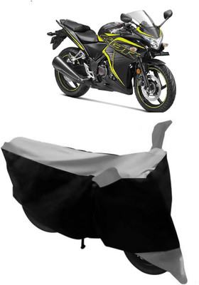 THE REAL ARV Two Wheeler Cover for Honda(CBR 250R, Grey, Black)
