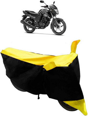 SHOPLINK Two Wheeler Cover for Yamaha(SZ R, Yellow, Black)