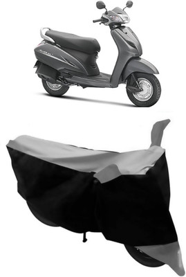 THE RAL ARV Two Wheeler Cover for Honda(Activa 3G, Grey, Black)