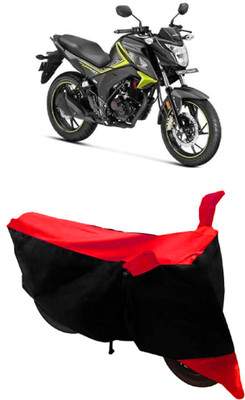 THE REAL ARV Two Wheeler Cover for Honda(CB Hornet 160, Red, Black)