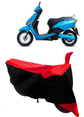 THE REAL ARV Two Wheeler Cover for Hero(Electric Optima, Red, Black)