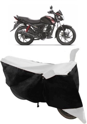 GANPRA Two Wheeler Cover for Suzuki(Sling Shot Plus, Black, White)