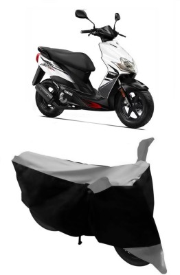 ABORDABLE Waterproof Two Wheeler Cover for Yamaha(Jog R, Grey, Black)