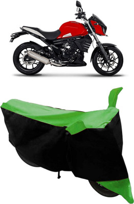 HEMSKAR Two Wheeler Cover for Mahindra(MOJO XT 300, Green, Black)