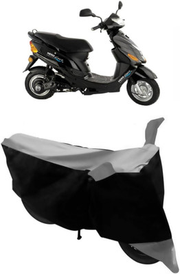 ABORDABLE Waterproof Two Wheeler Cover for Hero(Electric Zippy, Grey, Black)