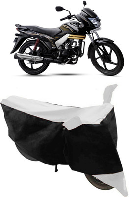 THE REAL ARV Waterproof Two Wheeler Cover for Mahindra(Centuro, White, Black)