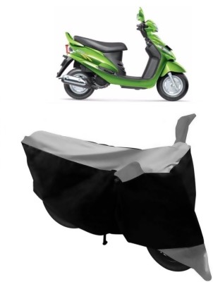 THE REAL ARV Waterproof Two Wheeler Cover for Mahindra(Rodeo RZ, Grey, Black)