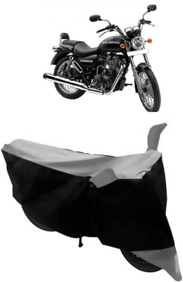 GANPRA Two Wheeler Cover for Royal Enfield(Thunderbird 500, Black, Grey)