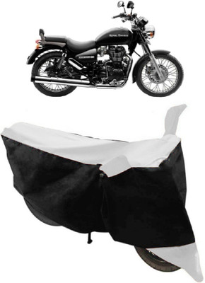 THE REAL ARV Two Wheeler Cover for Royal Enfield(Thunderbird 350, White, Black)