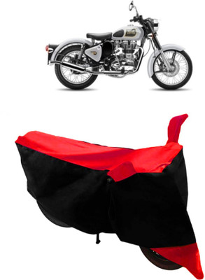 THE REAL ARV Two Wheeler Cover for Royal Enfield(Classic 500, Red, Black)