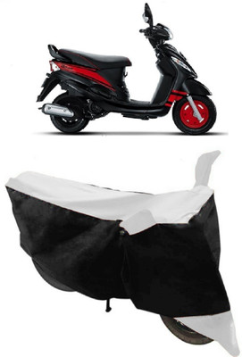 THE REAL ARV Waterproof Two Wheeler Cover for Mahindra(Kine, White, Black)