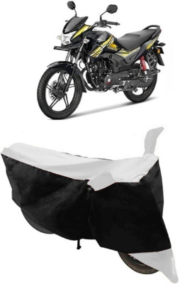 HEMSKAR Waterproof Two Wheeler Cover for Honda(CB Shine, White, Black)
