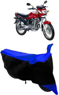 ABORDABLE Two Wheeler Cover for Hero(Ambition, Blue, Black)