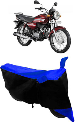 THE REAL ARV Waterproof Two Wheeler Cover for Hero(HF Dawn, Blue, Black)