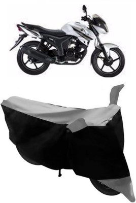 GANPRA Two Wheeler Cover for Yamaha(SZ X, Black, Grey)
