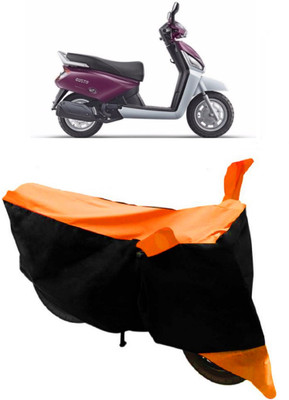 THE RAL ARV Waterproof Two Wheeler Cover for Mahindra(Gusto, Orange, Black)