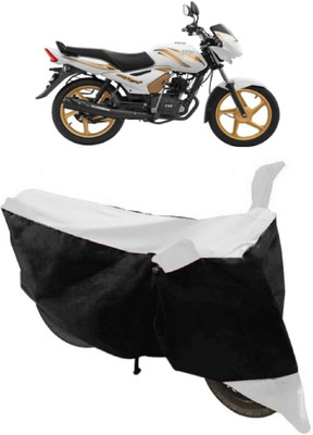 HEMSKAR Waterproof Two Wheeler Cover for TVS(Star City, White, Black)