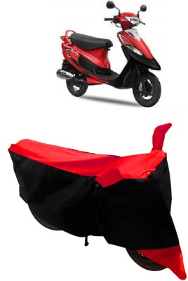 GANPRA Two Wheeler Cover for Indus(Yo Spark, Black, Red)