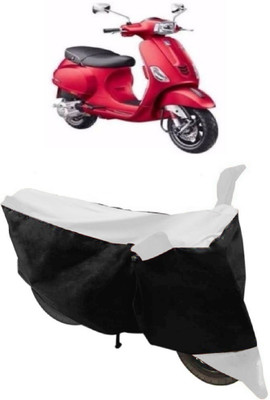 HEMSKAR Two Wheeler Cover for Piaggio(Vespa SXL, White, Black)