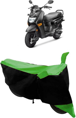 HEMSKAR Two Wheeler Cover for Honda(Cliq, Green, Black)