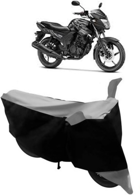 THE REAL ARV Waterproof Two Wheeler Cover for Yamaha(SZ R, Grey, Black)