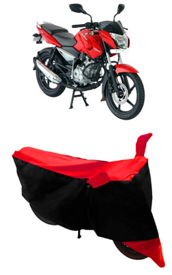 GANPRA Two Wheeler Cover for Bajaj(Pulsar 135 LS DTS-i, Black, Red)
