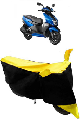 THE RAL ARV Waterproof Two Wheeler Cover for TVS(NTORQ, Yellow, Black)