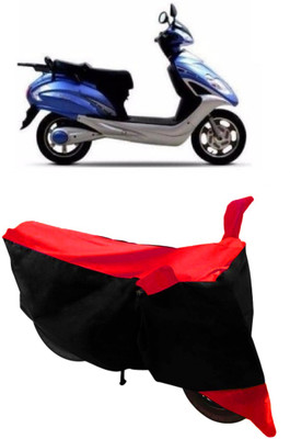THE REAL ARV Waterproof Two Wheeler Cover for Lohia(Fame, Red, Black)