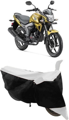 THE RAL ARV Waterproof Two Wheeler Cover for Honda(CB Trigger, White, Black)