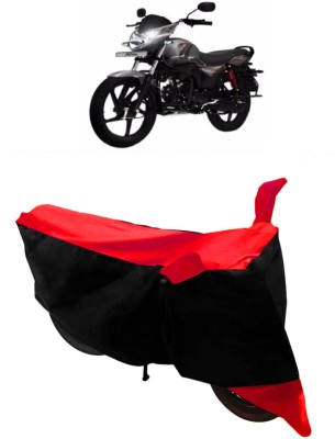 ABORDABLE Waterproof Two Wheeler Cover for Mahindra(Pantero, Red, Black)