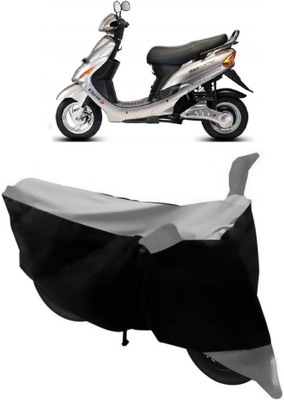 GANPRA Two Wheeler Cover for Hero(E Sprint, Black, Grey)