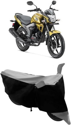 THE RAL ARV Two Wheeler Cover for Honda(CB Trigger, Grey, Black)