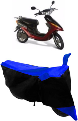 HEMSKAR Waterproof Two Wheeler Cover for Indus(Yo Electron, Blue, Black)