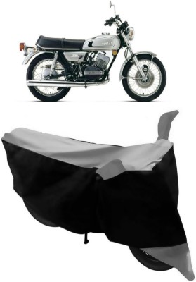 GANPRA Two Wheeler Cover for Yamaha(RD 350, Black, Grey)