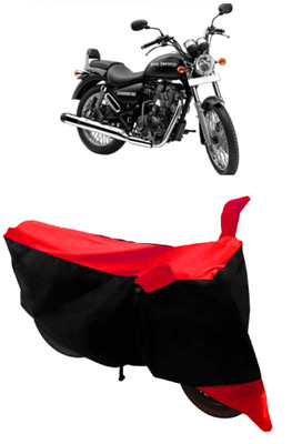 GANPRA Two Wheeler Cover for Royal Enfield(Thunderbird 500, Black, Red)