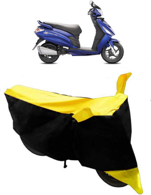 SHOPLINK Two Wheeler Cover for Hero(Maestro Edge, Yellow, Black)
