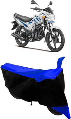 THE REAL ARV Two Wheeler Cover for Suzuki(Hayate, Blue, Black)