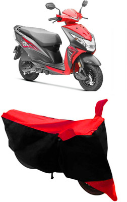 THE REAL ARV Waterproof Two Wheeler Cover for Honda(Deo, Red, Black)