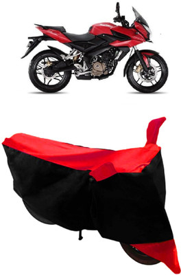 THE REAL ARV Waterproof Two Wheeler Cover for Bajaj(Pulsar AS 150, Red, Black)