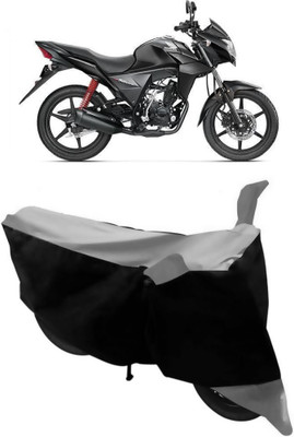 GANPRA Two Wheeler Cover for Honda(CB Twister, Black, Grey)