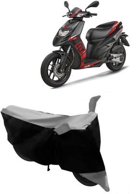 ABORDABLE Two Wheeler Cover for Aprilia(SR 125, Grey, Black)