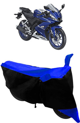 AutoGalaxy Waterproof Two Wheeler Cover for Yamaha(R15 V3, Blue, Black)