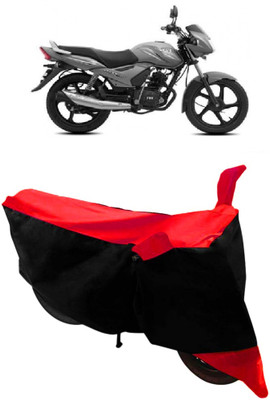 THE REAL ARV Two Wheeler Cover for TVS(Sport, Red, Black)