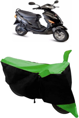 HEMSKAR Waterproof Two Wheeler Cover for Lohia(Oma Star, Green, Black)