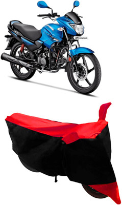 THE REAL ARV Two Wheeler Cover for Hero(Glamour, Red, Black)